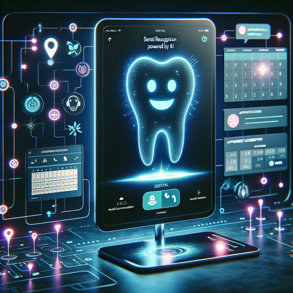 Dental practice automation using AI receptionist technology